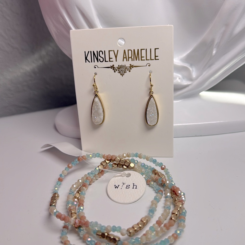 Kinsley Armelle Earrings and bracelet bundle